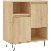 Merkloos Dressoir Sonoma Eiken Commode met 1 Lade