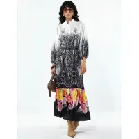 MSN Collection Jurk gemengde kleuren