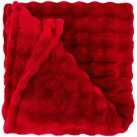 Unique living plaid tina red 150x200cm