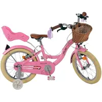 Volare Blossom Kinderfiets - Meisjes - 16 inch - Roze - Twee handremmen