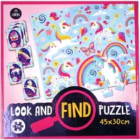 Wins Holland Zoek en Vind Puzzel Eenhoorn 45-30cm - 75st.