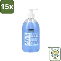 Sence 15 x - Provencal Lavendel - Handzeep - Savon - 500 ml - Wasstrips - Handzeep - Lavendel - Handen Reinigen - Vloeibare Handzeep - Mild Reinigen