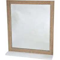 Tendance Miroir en MDF avec étagère décor Stockholm