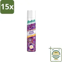 Batiste 15 x - Extra Volume - Droogshampoo - Geeft Meer Volheid - Frist Vet Haar Op - 200ml - Wasstrips - Droogshampoo - Haarvolume - Haarfrisheid - Haaropfrissen - Haarverzorging