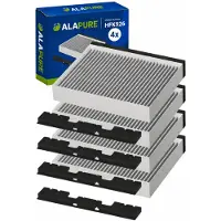 Alapure 4x CleanAir Koolstoffilter voor Siemens 17006611 / LZ31CXB14