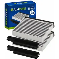 Alapure 2x CleanAir Koolstoffilter voor Constructa 17006795 / CZ51DXA0X0