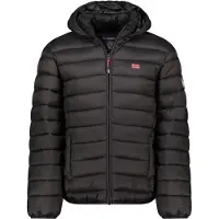 Geographical Norway Heren gewatteerde jas - Zwart