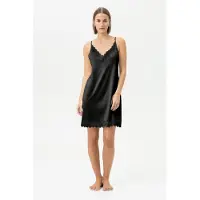 Mey Negligé Serie Pure Shine Lace Zwart | Maat L