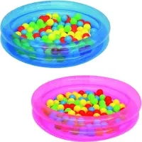 Bestway Opblaasbaar Zwembad Ballenbak Blauw 91 X 20 Cm