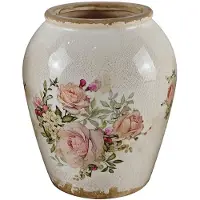 Clayre & Eef Vaas Beige Keramiek