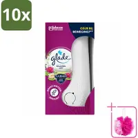 Glade 10 x - Houder Sense & Spray - Relaxing Zen - 18 ml - Bulkverpakking - Geurverspreiding - Douchemop - Automatische geur