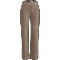 Cecil Dames Broek met High Waist en rechte pijpen in een Loose Fit-pasvorm - Bruin - XS