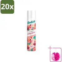 Batiste 20 x - Rose Gold - Droogshampoo - Zachte Rozengeur - Verfrist en Zorgt Voor Volume - 200ml - Bulkverpakking - Droogshampoo - Douchemop - Haarverfrissing
