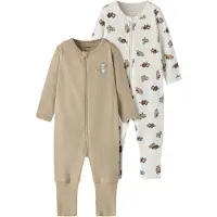 Name it Nachtkledij beige / wit