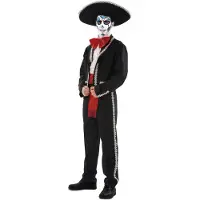 MOM Mexican Adult Costume Zwart XL Kinderen