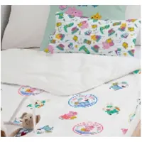Play Fabrics Dekbedovertrek Peppa Pig, Time Bed, kleurrijk