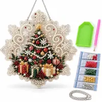 OEM Diamond Painting kerstboom, acryl, kleurrijk, 0,08 kg