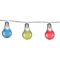 Grundig Solar Lichtsnoer Tuinverlichting - Kleurrijke LED Tuin Verlichting - 4,7 Meter - Solar Tuinverlichting op Zonne-energie