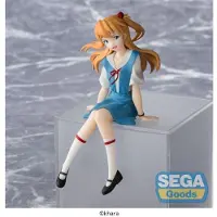 SEGA Rebuild of Evangelion PM Perching PVC Statue Asuka Shikinami Langley New Theatrical Edition 14 cm