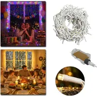 NaiZy LED-lichtgordijn, 30 meter, 1200 LED's, multicolor, 8 lichtmodi, synchroniseerbaar, sfeervolle decoratieve verlichting voor feestjes