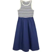 s.Oliver Jurk donkerblauw / wolwit