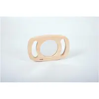 TickiT Makkelijk vast te houden houten Handspiegel