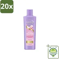 Andrélon 20 x – Shampoo – Extra Glans – 250 ml - Grootverpakking - Vaatwasstrips - Glans Haar - Stralend Haar - Zacht Haar - Verzorgd Haar - Dof Haar