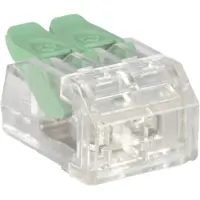 Conex Lasklem - Universele Draadverbinder - 2-polig - Hersluitbaar - Geschikt voor 0.2-4 mm² - Set van 50 Stuks - Voor Elektrische Installaties - Compact Doosje - 2 Jaar Garantie