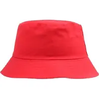 CHPN - Hoedje - Vissershoedje - Bucket Hat - Vissershoedje - Rood - Rood hoedje - One size - Zonnenhoed - Hoofddeksel - Zonbescherming