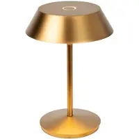Atmooz Tafel lamp Balto – Geïntegreerde LED – Ø 15 x 21,5 cm – Goud, oplaadbaar