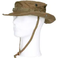 101 Inc - Bush hat with memory wire (kleur: Wolf brown / maat: M)