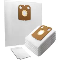 Dripio 10 stofzuigzakken voor Fakir Ares TS 130, 5-laags, met 2 filters