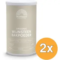 Mattisson 2x Wijnsteenbakpoeder Bio (180 gr)