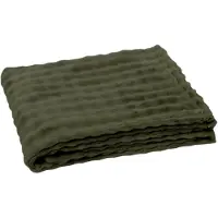 TODAY Effen geruite plaid MATCHA - VANDAAG - Groen 130x180cm