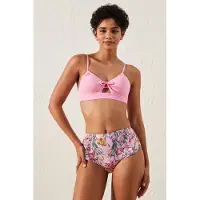 Pentik Hoge Taille Bloemen Hipster Bikini Onderstukken