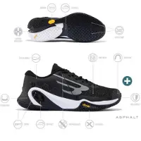 Bullpadel Vertex Vibram 26i Padel Shoes Zwart EU 40 Man
