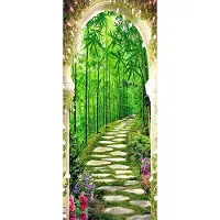 Merkloos Solidchoice - DIY Diamant Schilderij Bambou 110x50cm