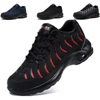 Merkloos Solidchoice - Sportieve Veiligheidsschoenen met Stalen Neus, Ademend en Comfortabel