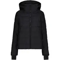 CMP Damen ski-jas Clima Protect met capuchon, zwart, maat 40