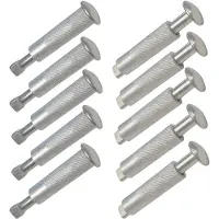 Merkloos Omgoods - Anker Schroef voor Zwembadafdekking (16 x 65 mm)