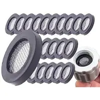 FEELNEEDY Waterbesparende accessoires, set van 20 stuks - Douchekopafdichtingen, 5 cm - Filternet voor tuinslang en waterkraan