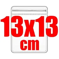 OEM Sieradenzakken, vacuümverpakt, PVC-materiaal, 50 stuks, 13 x 13 cm