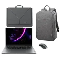 Lenovo Yoga Pro 7 15IPH11 U7 32G 1T 11H + Yoga Tote Sleeve + Bluetooth Rechargeable Mouse + B210 Backpack Intel Core Ultra 7 356H-processor E-cores tot 3,50 GHz en P-cores tot 4,70 GHz,