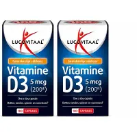 Lucovitaal 2x Vitamine D3 5 mcg 100 capsules