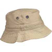 Kariban Beige zonnehoedje voor heren