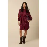 Sissy-Boy - Donkerrode jurk met embroidery