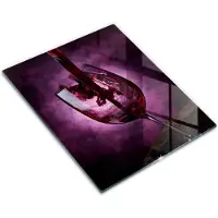 Wallfluent Glazen Snijplanken - Een Glas Wijn Snijplanken Glas - 30 cm x 40 cm - Zwart Snijplanken van Glas - Glazen Hakplank - Glazen Snijplank Voor Keuken - Glazen Snijplank met Antislip