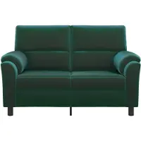 vidaXL Bank Donkergroen 154 x 85 x 93 cm fluweel