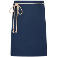 Karlowsky - Waist Apron New-Nature - Steel Blue (ca. Pantone 2380C) - 90 x 55 cm