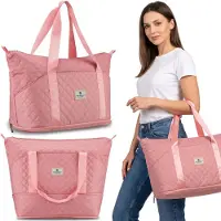 Sarcia.eu PETERSON Roze sport- en reistas, training, fitness, voor de sportschool, dames schoudertas 50x40x18 cm